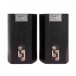 Wharfedale Diamond 9.1 5.1 Home Cinema Speaker Package, Black bookshelf  rear 