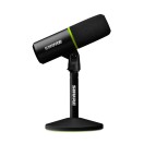 Shure MV6 Gen 2 micr&oacute;fono din&aacute;mico USB-C para gamers y streamers de PC, Negro