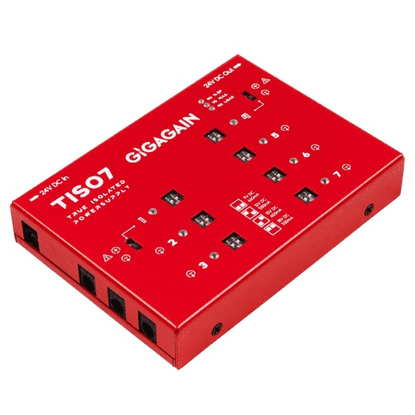 Gigagain Audio TISO 7 True Isolated Power Supply - angled shot