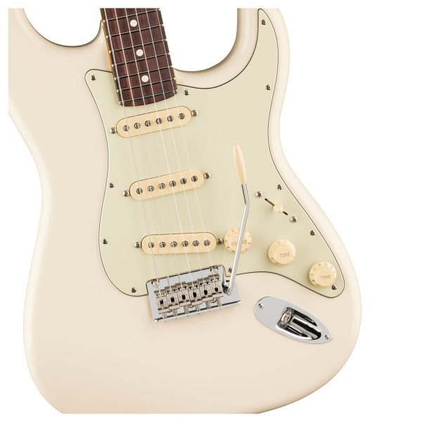 Fender American Professional Stratocaster RW, Olympic White - hardware