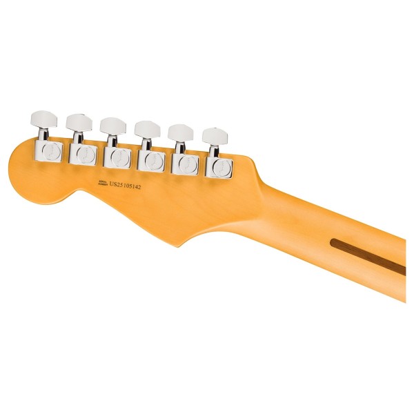 Fender American Professional Stratocaster RW, Olympic White - back of headstock