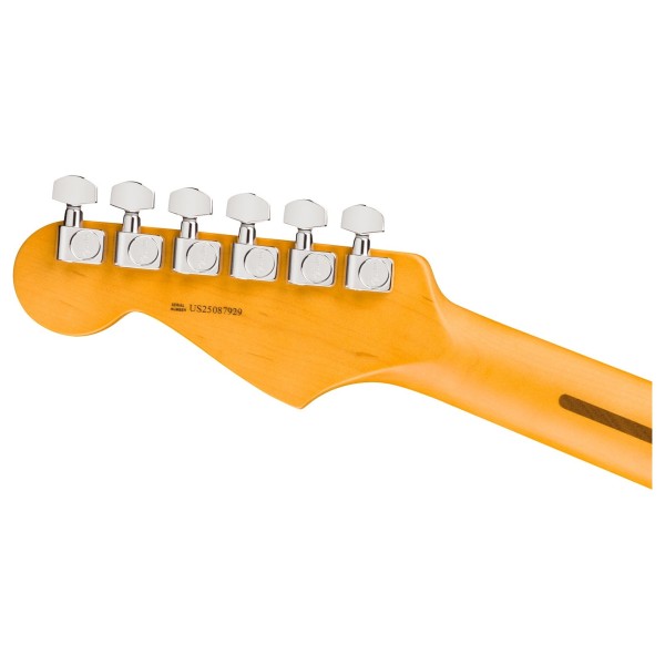 Fender American Professional Stratocaster RW, Dark Night - back of headstock