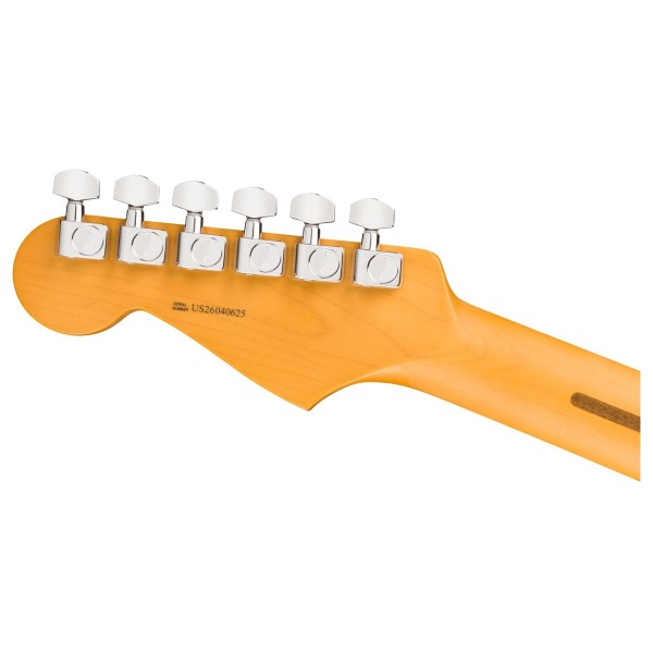Fender American Professional Stratocaster RW, 3-Color Sunburst - back of headstock