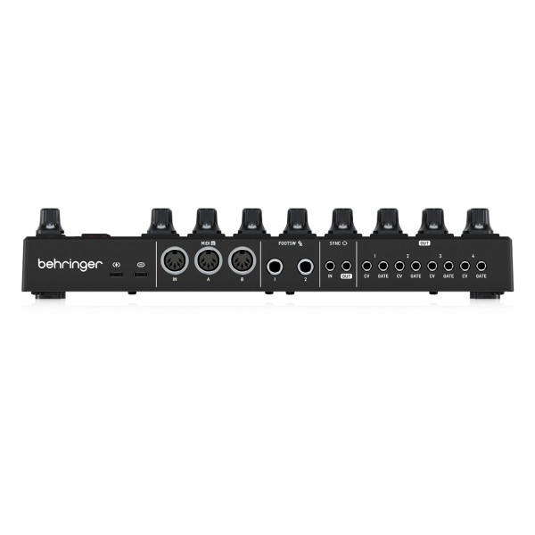 Behringer BCR32 USB MIDI Controller, Rear Connections