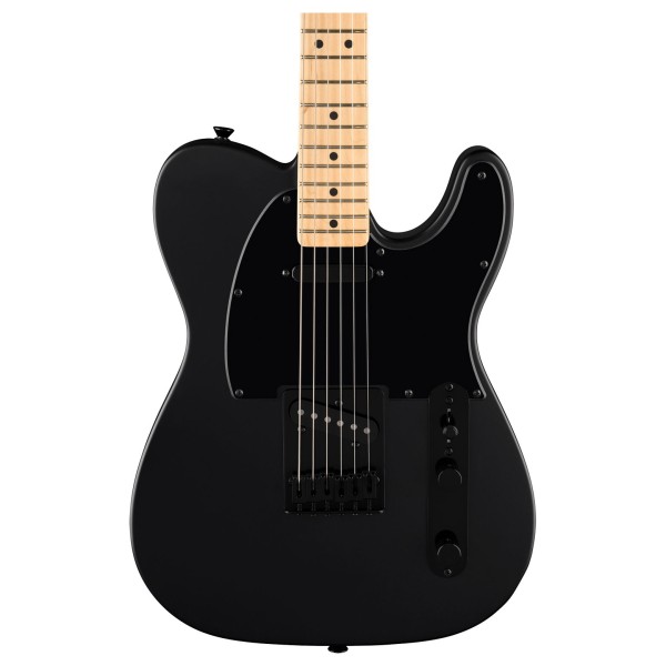 Fender Limited Edition Standard Telecaster MN, Matching Headcap, Satin Black - body