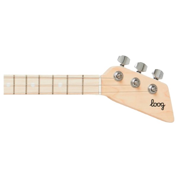 Loog Mini Electric, Yellow - headstock