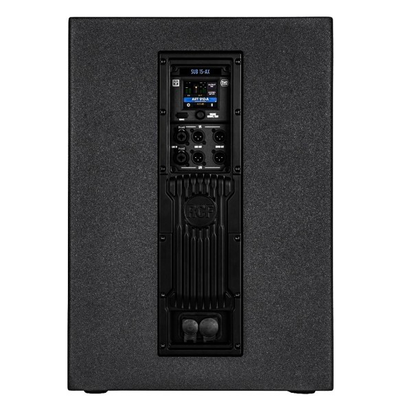 RCF SUB 18-AX 18" Bass Reflex Active Subwoofer, Black, Rear