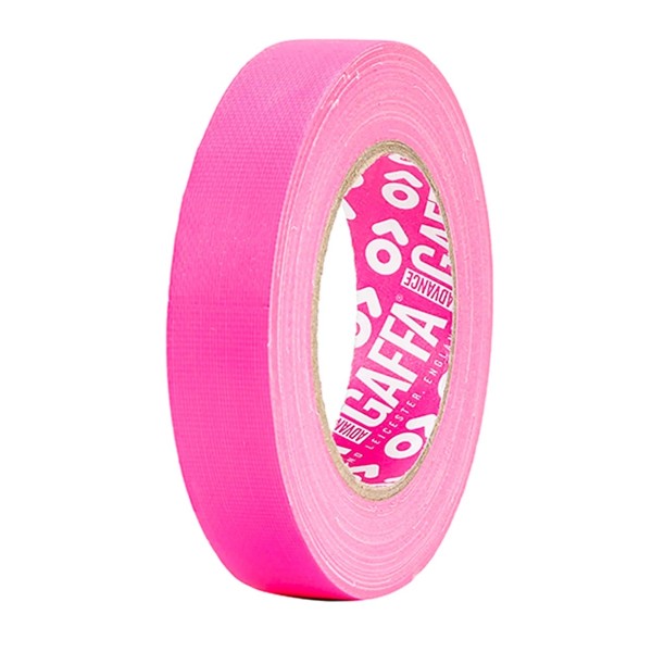 Advance Tapes Gaffa® Fluorescent Cloth Tape 19mm x 25m, Pink