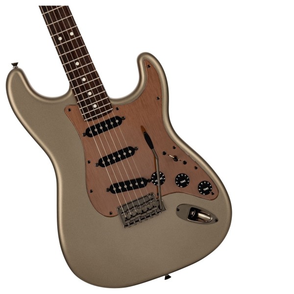 Fender Made in Japan Hybrid II 2026 Collection Stratocaster RW, Matte Champagne Mirage - hardware