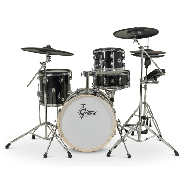 Gretsch Catalina EVO 4pc Kit, Black Sparkle