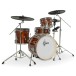 Gretsch Catalina EVO 4-teiliges Kit, Walnuss-Glasur