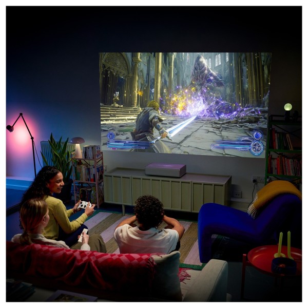 XGIMI MIRA Pro 4K UHD HDR Smart Ultra Short Throw Projector - lifestyle games