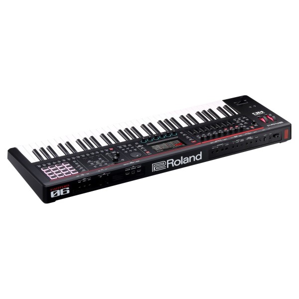 Roland Fantom-06 Synthesizer Keyboard - Angled Rear