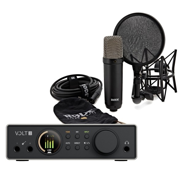Universal Audio Volt 2 Gen 2 With Rode NT1 Signature Microphone - Full Package