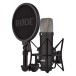 Rode NT1 Signature Series Condenser Microphone, Black - Angled