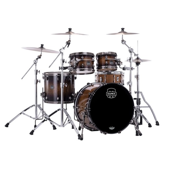 Mapex Saturn Evolution Maple/Walnut 22'' 4pc Shell Pack, Night Forest