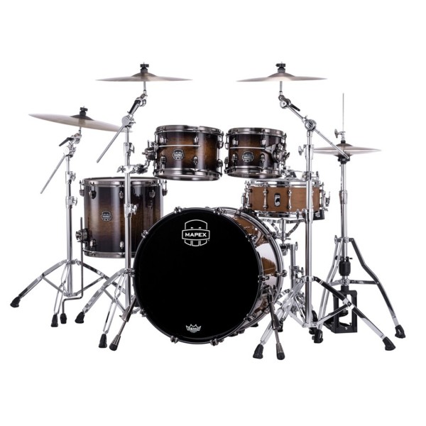 Mapex Saturn Evolution Maple/Walnut 22'' 4pc Shell Pack, Night Forest