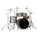 Mapex Saturn Evolution Maple/Walnut 22'' 4pc Shell Pack, Gunmetal Grey