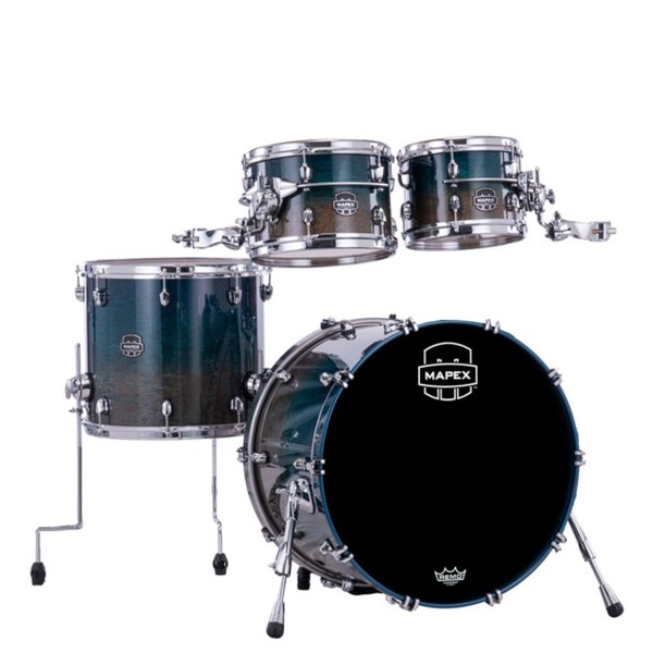 Mapex Saturn Evolution Maple/Walnut 22'' 4pc Shell Pack, Aegean Fade
