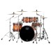 Mapex Saturn Evolution Maple/Walnut 22'' 4pc Shell Pack, Exotic Sunburst