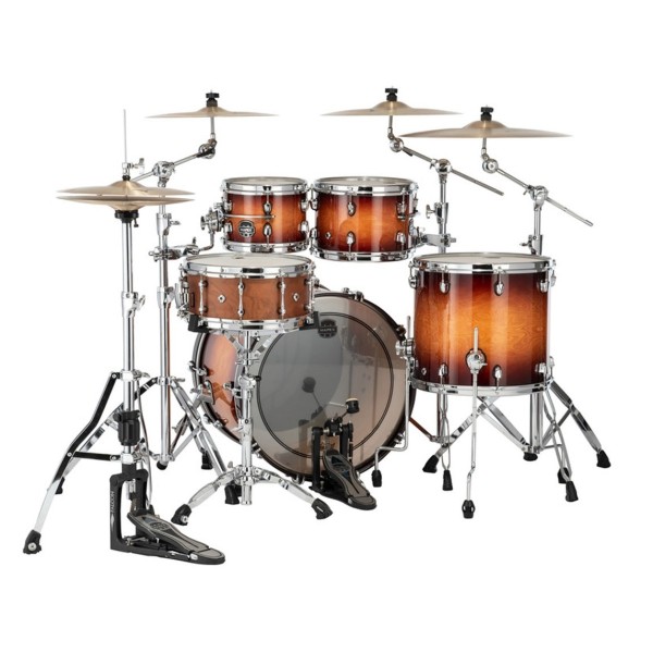 Mapex Saturn Evolution Maple/Walnut 22'' 4pc Shell Pack, Exotic Sunburst