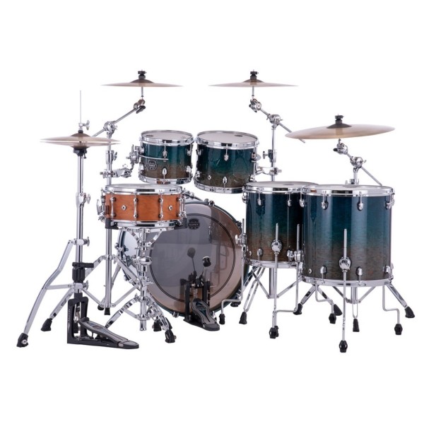 Mapex Saturn Evolution Maple/Walnut 22'' 5pc Shell Pack, Aegean Fade