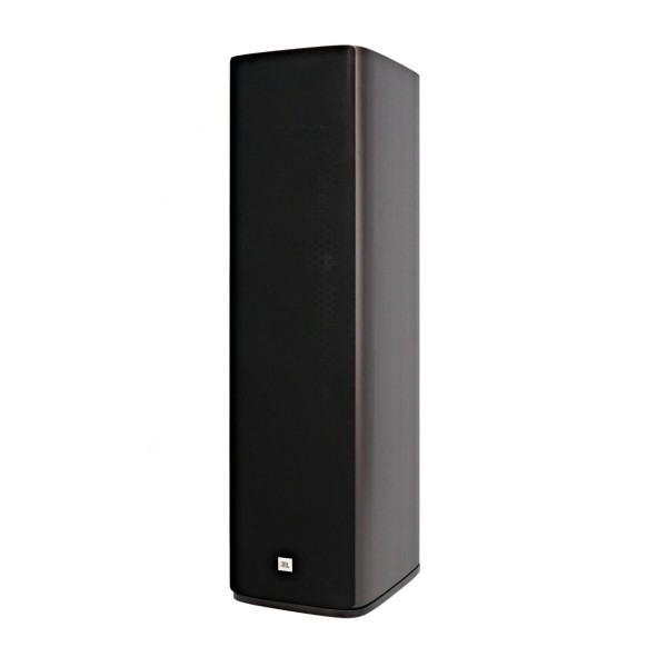 JBL Studio 690 Floorstanding Speaker (Pair), Dark Wood - grille 