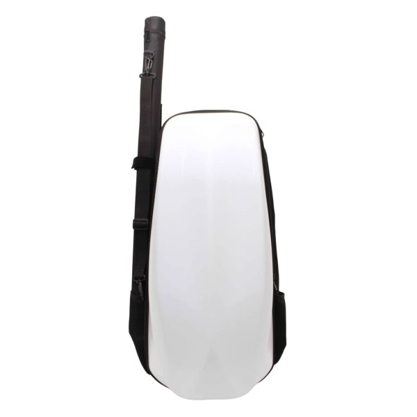 GSJ Backpack Style Violin Case with Bow Holder, White 1