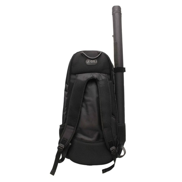 GSJ Backpack Style Violin Case with Bow Holder, Black 2