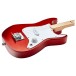 Fender x Loog Stratocaster, Candy Apple Red - body