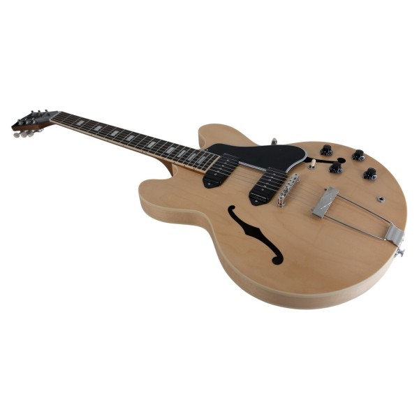 Gibson ES-330, Antique Natural #230750031 - angled shot