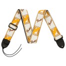 Fender White, Brown and Yellow Mono Strap