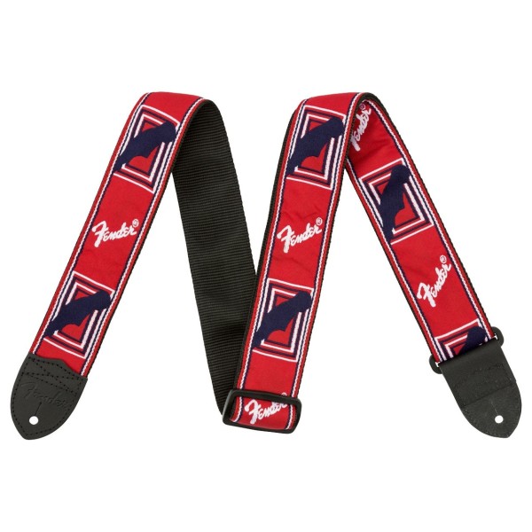 Fender Red, White and Blue Mono Strap