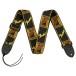 Fender Sangle Mono Noire, Jaune et Marron