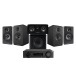 JBL MA710 AV Receiver & Acoustic Energy AE300 MK2 5.1 Speaker Package, Black - Full Package