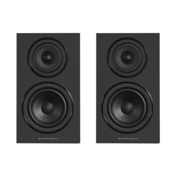 Wharfedale Diamond 12.1i Bookshelf Speakers (Pair), Black - front