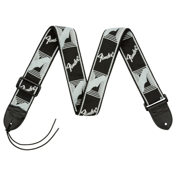 Fender Black, Grey and Dark Grey Mono Strap