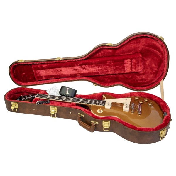Gibson Les Paul Standard 50s P90, Gold Top #205660134 - guitar in case