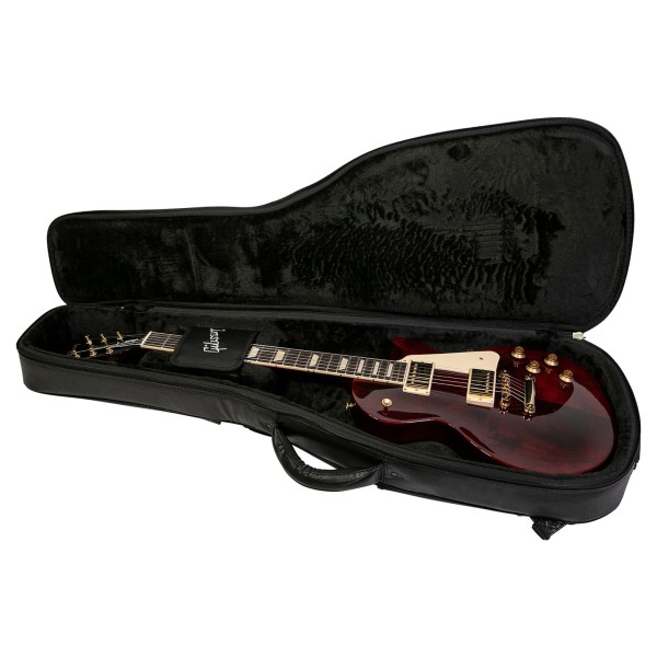 Gibson Les Paul Studio Gold Hardware, Wine Red #207350235 - guitar in case