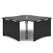 modul Podcast Desk, Black, 2 Pack