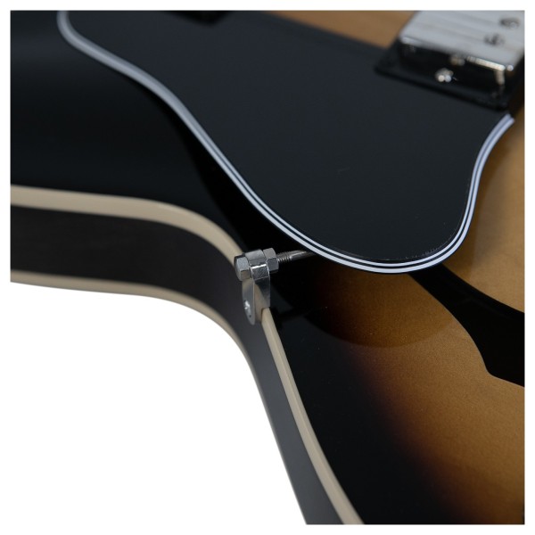Gibson ES-335 Left Handed, Vintage Burst #221230085 - scratchplate