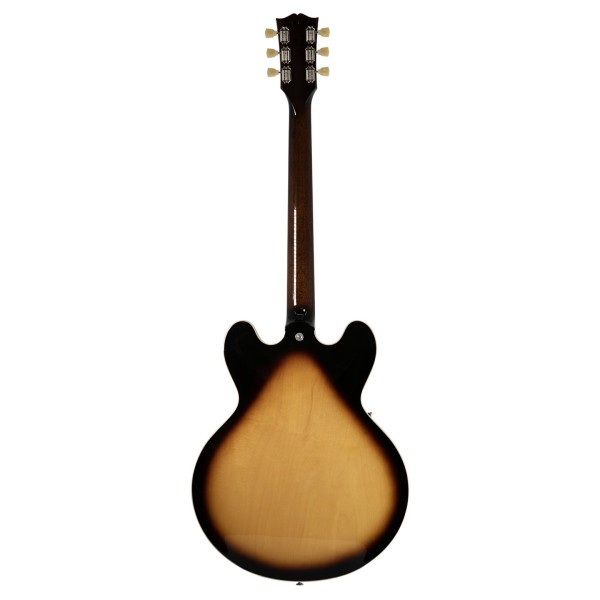 Gibson ES-335 Left Handed, Vintage Burst #221230085 - back