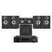 JBL MA710 AV Receiver & Bowers & Wilkins 607 S3 5.1 Speaker Package, Black - Bundle