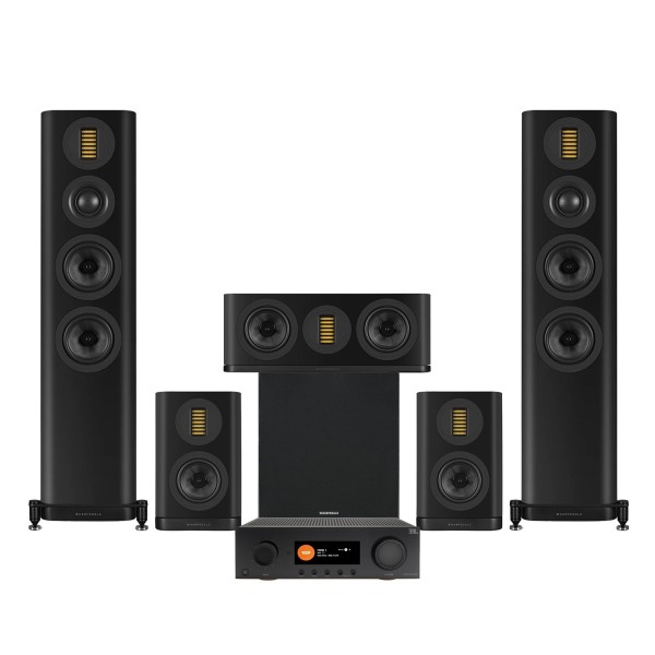 JBL MA9100HP AV Receiver & Wharfedale EVO 5.3 5.1 Speaker Package, Black - main