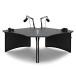 modul Podcast Desk, Black, 2 Pack