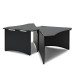 modul Podcast Desk, Black, 2 Pack