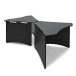 modul Podcast Desk, Black, 2 Pack
