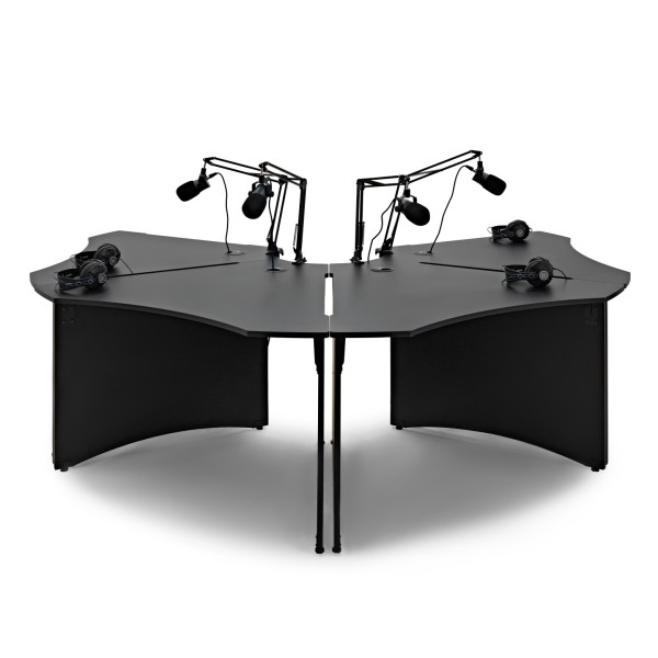modul Podcast Desk, Black, 2 Pack