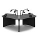 modul Podcast Desk, Black, 2 Pack