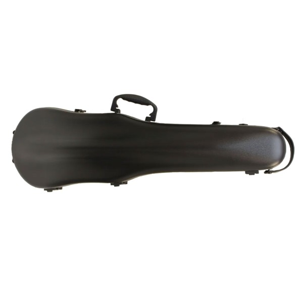 Spirit Polycarbonate Shaped Violin Case, 1/2-1/4, Matte Black